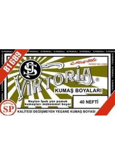 40 Nefti Renk Kumaş Boyası Viktoria
