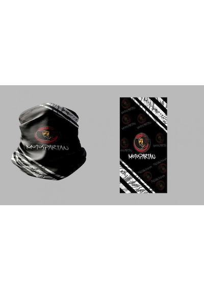 Motospartan Siyah-beyaz Baf Bandana Diğer