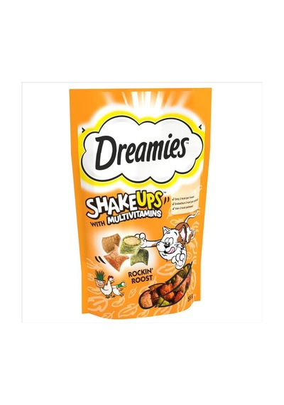 Dreamies Shakeups Vitaminli Kedi ve Yavru Kedi Ödül Maması 55 G