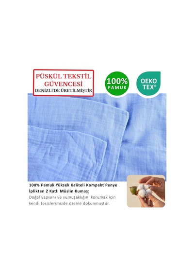 Püskül 2-adet Müslin Yastık Kılıfı Seti, 100% Pamuk Ultra Yumuşak 2-katlı Müslin Kumaş Yastık Kılıfları, Havadar Nem Emici Terletmeyen Yastık Kılıfı Açık Mavi, 50x70 Cm 2'li Yastık Kılıfı Seti Bebe Pembe - Kırık Beyaz Püskül 2-adet Müslin Yastık Kılıfı Seti, 100% Pamuk Ultra Yumuşak 2-katlı Müslin Kumaş Yastık Kılıfları, Havadar Nem Emici Terletmeyen Yastık Kılıfı Açık Mavi, 50x70 Cm 2'li Yastık Kılıfı Seti Bebe Pembe - Kırık Beyaz