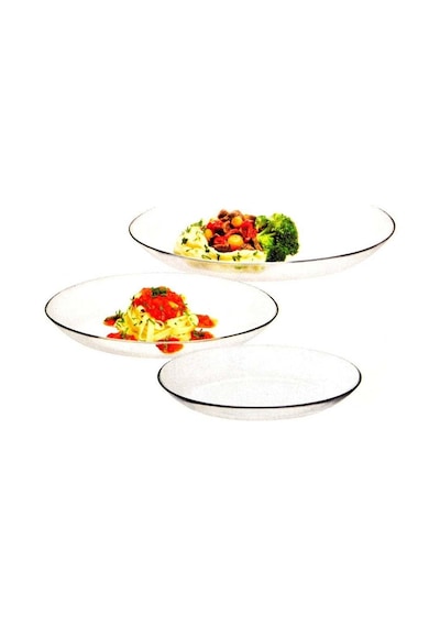 Paşabahçe 3 Lü Kayık Salata Tabak (3 Boy)