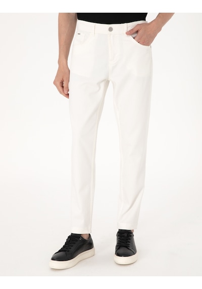 Pierre Cardin Erkek Ekru Pantolon Jean 50302654-vr019 Ekru