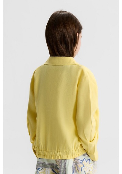 Xo Kids Kız Çocuk Gömlek 8-14 Yaş 31314 Sarı