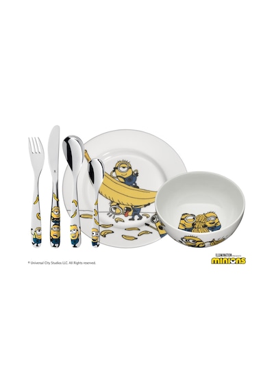 Wmf Minions Çocuk Yemek Seti 6 Parça Rengarenk - Paslanmaz Çelik