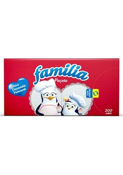 Familia Servis Peçete 200'lü 6 Paket