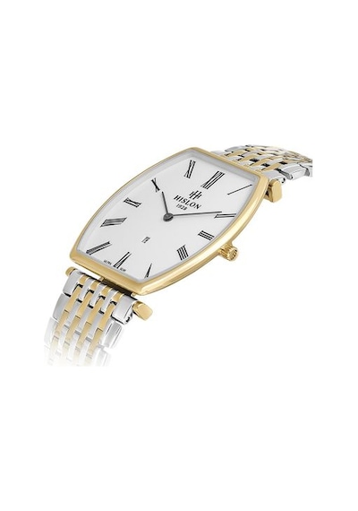 Cl179t-02sg Hislon Kol Saati 34 Mm / Gümüş-gold Gri