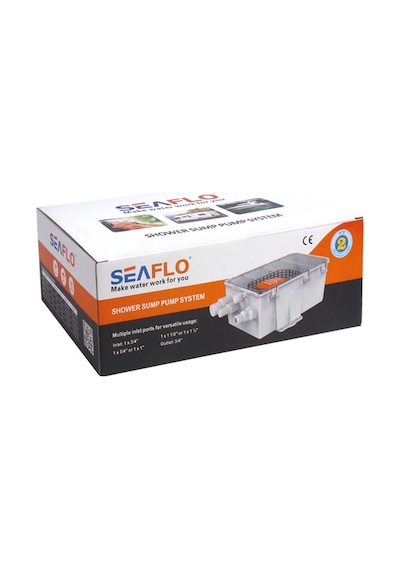 Seaflo Shower Sump Otomatik Duş Ve Lavabo Tahliye Sistemi 750 Gph 12 V - Çıkış Çapı: 3/4'' 19 Mm