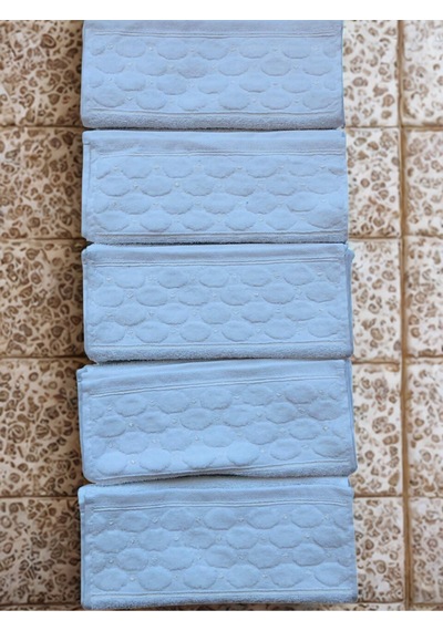 Miosse Pure 10 Adet 30x50 Cm Lüx %100 Pamuk El-yüz-misafir Havlusu Beyaz