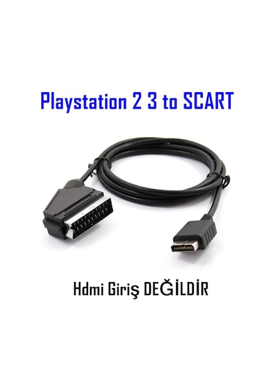 Playstation 2 3 Rgb Scart Tv Kablosu Ps2 Ps3 Tv Bağlantı Kablosu