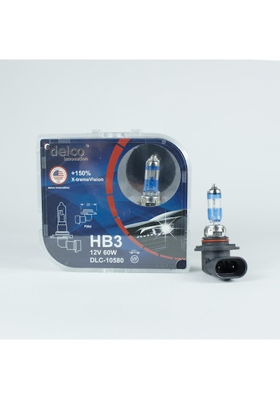 Delco U.s.a Hb3 9005 X-treme Vision +%150 Fazla Işık Far Ampulü 12 Volt