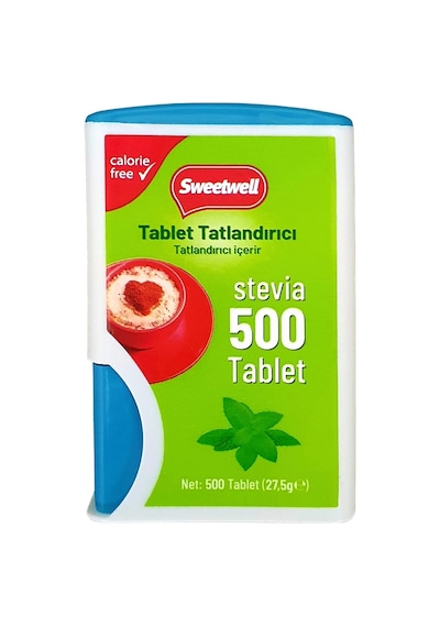 Stevia Tablet Tatlandırıcı 500 Tablet X 3 Adet Sıfır Kalori