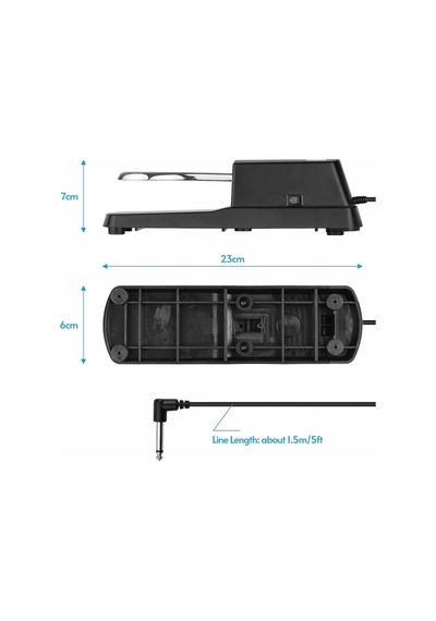 Larkin Sp01 Sustain Pedal Switchli - Piyano Pedalı