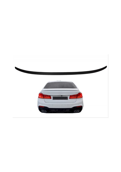 5 Serısı G30 Içın Uyumlu İnce Hibrid Mt Spoıler - Pıano Black