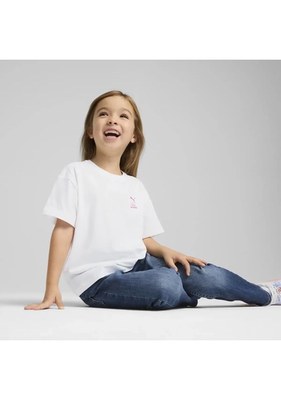 Puma X Hk&fr Graphic Tee Beyaz Kız Çocuk T-shirt & Polo