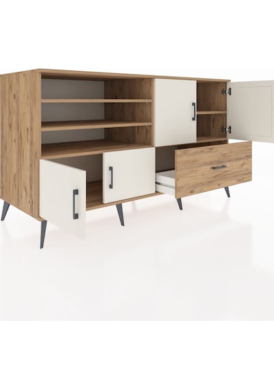 Kronos Konsol 5 Raflı Tek Çekmeceli 4 Kapaklı 176x59x99 Çam-aytaş Çam-aytaşı/çam Kronos Konsol 5 Raflı Tek Çekmeceli 4 Kapaklı 176x59x99 Çam-aytaş Çam-aytaşı/çam