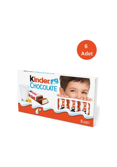 Kinder Çikolata 8'li 100 Gr-6 Adet