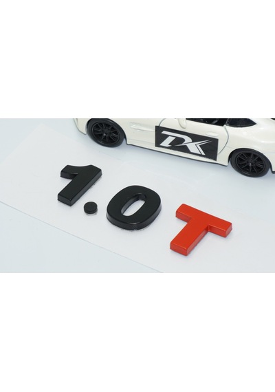 Dk Tuning 1.0t Bagaj Siyah Kırmızı Yazı Logo Volkswagen İle Uyuml
