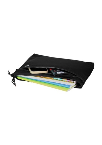 Dual Zip Folder -iki Bölmeli Dosya Çanta A4 Siyah 1