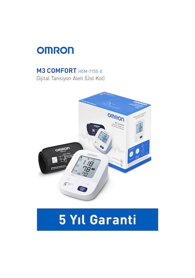 Omron M3 Comfort HEM-7155-E Intellisense Koldan Dijital Tansiyon Aleti