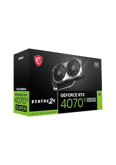 MSI NVIDIA Geforce RTX 4070 Ti Super Ventus 2X OC 16 GB GDDR6X 256 Bit Ekran Kartı