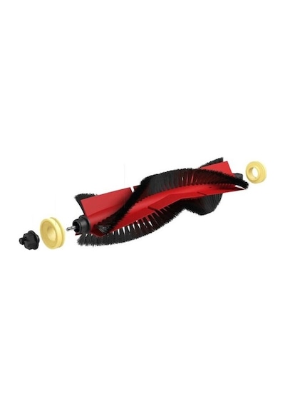 Roborock S5-S50-S51-S55-S6-S6 Pure-S5 Max Uyumlu Süpürge Seti 4 Parça Siyah (Sarı Uç)