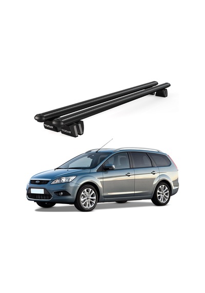 Pençe Ford Focus Wagon 2008-2011 Uyumlu Siyah Ara Atkı Port Bagaj Tavan Barı