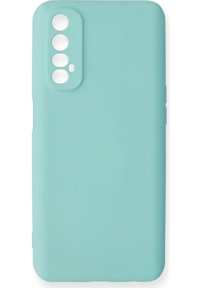 Realme 7 Kılıf Nano İçi Kadife Silikon Turkuaz