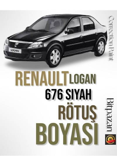 Renault Logan 676 Siyah Rötuş Boyası 20 Ml