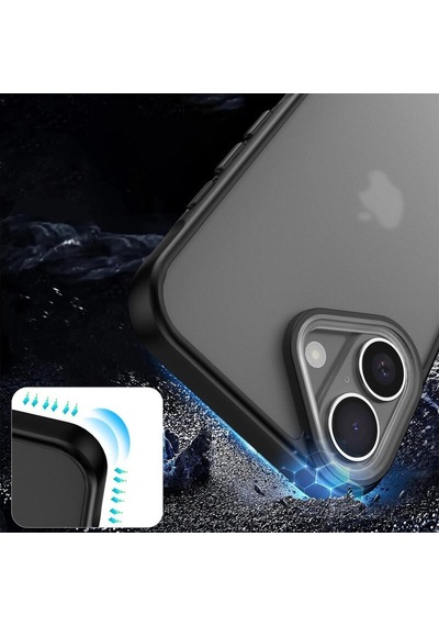 Apple Uyumlu iPhone 16 Kılıf Elegant Kapak - Lacivert - Legu-874977