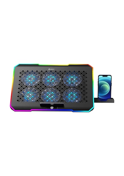 Gamebooster Gb-ns61 Storm 17'' Fan/rgb Kontrollü 2xusb Portlu Notebook Soğutucu