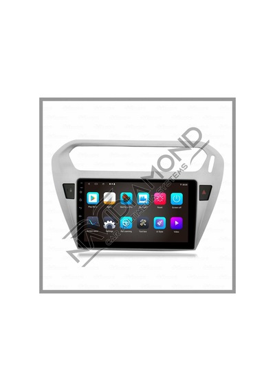 Özer Elektronik Peugeot 301 Grı 2012-2023 6 Gb Ram 128 Gb Hafıza Androıd Multımedıa Teyp 10 İnç