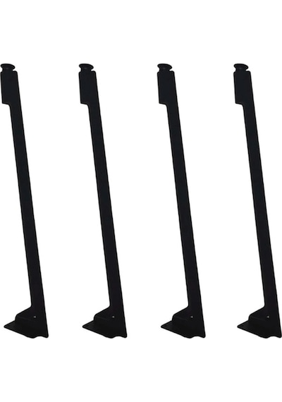 4'lü Dekoratif Metal Firkete Sehpa Ayağı (52 cm Yükseklik)