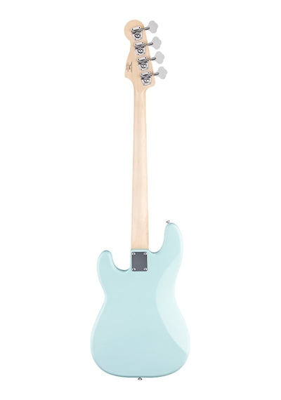 Squier 0379700504 Debut Precision Bass Gitar Daphne Blue Laurel Klavye Mavi Renk Ve Rahat C Sap