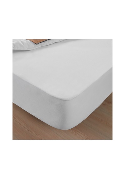 Sıvı Geçirmez / Ultra Sessiz / Fitted Yatak Alezi / %100 Pamuk Beyaz