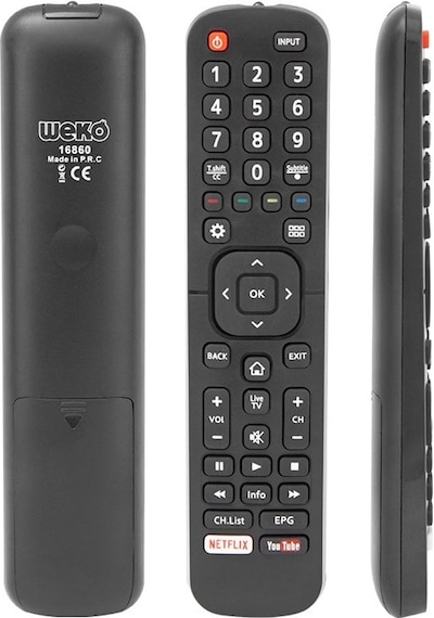 Hisense Netflix-youtube Tuşlu Lcd Led Tv Kumandası