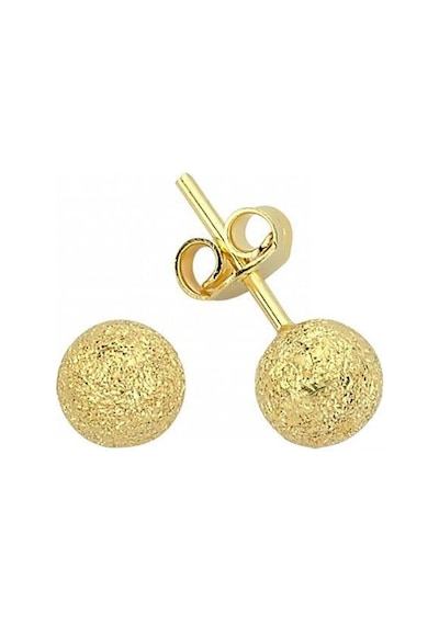 Sembolgold 14 Ayar Altın İğne Top Küpe