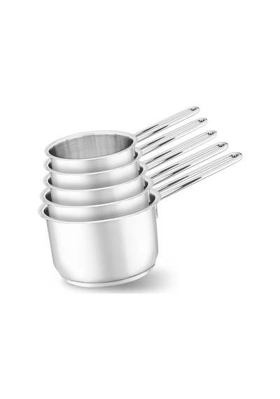 Hascevher 5 Parça Sütlük Set Metalik