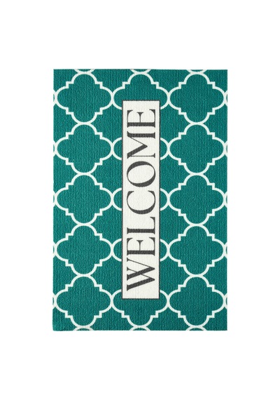 Charm Turkuaz Welcome Paspas Dış Kapı Paspası Kıl Kapı Önü Paspası 2011
