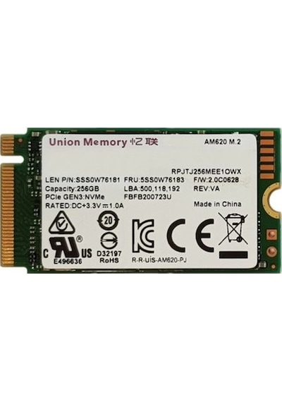 Union AM620 256 GB M.2 NVMe SSD