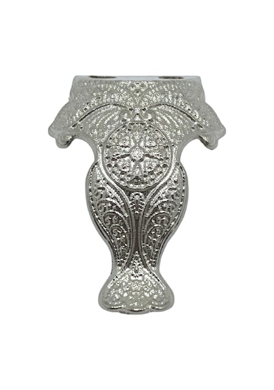 Lüx Metal Ayak Çeyiz Ve Hediye Kutusu Mobilya Ayağı 3cm Gümüş 8 Adet Gümüş