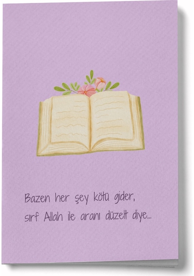 Bazen Her Şey Kötü Gider A6 Çizgili Mini Defter Not Defteri Çok Renkli