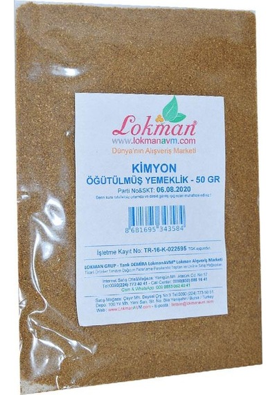 Lokman Öğütülmüş Kimyon 50 G