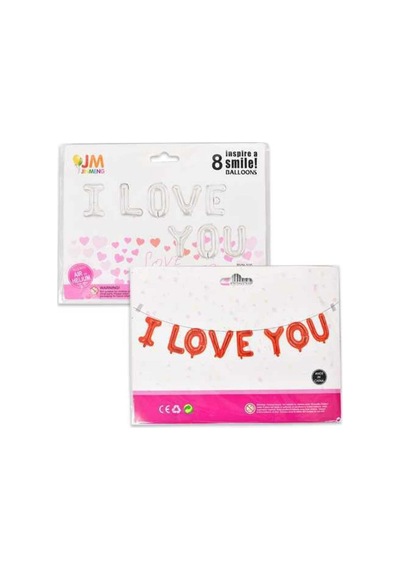 Svn-105 Balon I Love You 1 Adet Çok Renkli Tüm Yaşlar
