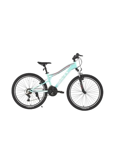 Bisan Gazelle Kadın Dağ Bisikleti 35cm V 26 Jant 21 Vites Metalik Turkuaz Koyu Pembe Çok Renkli