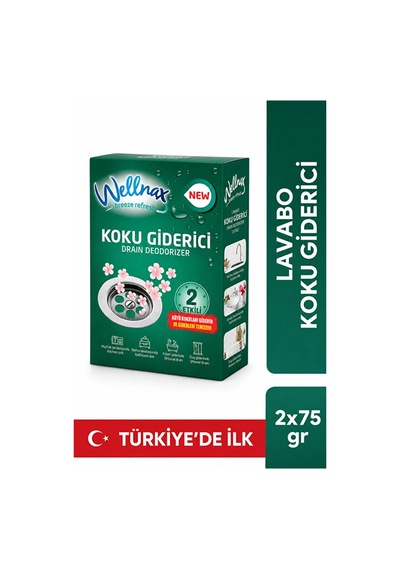 Lavabo Koku Giderici Anında Etkili 2x75 G X 4 Adet
