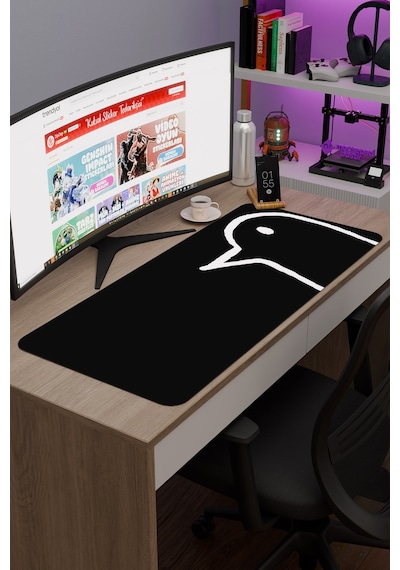 Oyasumi Punpun Anime V5 - 90x40 Xxl Gaming Kauçuk Kaymaz Taban Mouse Pad Fare Altlığı