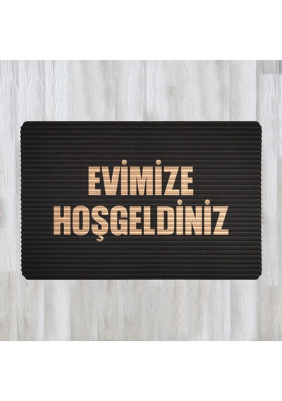 Evaşk Kapı Önü Paspası Vinil Kaymaz Tabanlı 40 X 60 Uvrub091
