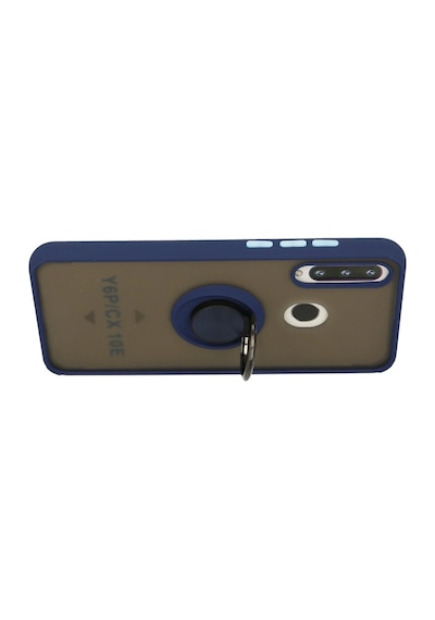 Cosmotex Newface Huawei Y6p Kılıf Montreal Yüzüklü Silikon Kapak - Lacivert