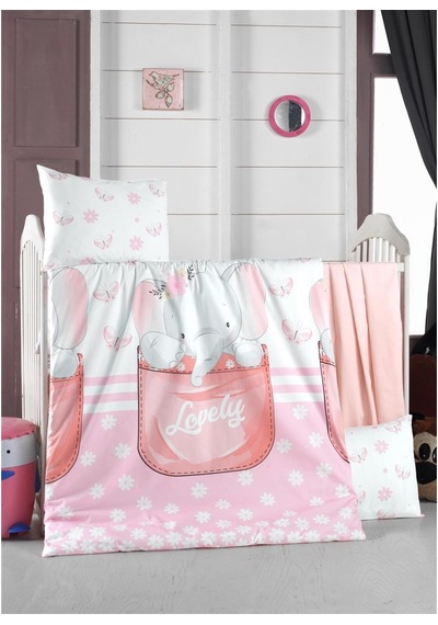 Komfort Home Bebek Uyku Seti %100 Pamuk / Lovely
