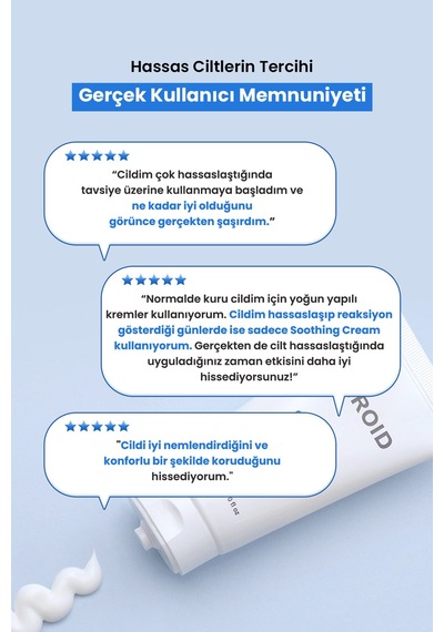 Hassas Cilt Bariyerini Destekleyen Ve Yoğun Nem Desteğiyle Rahatlatan Krem Zeroıd Soothing Cream